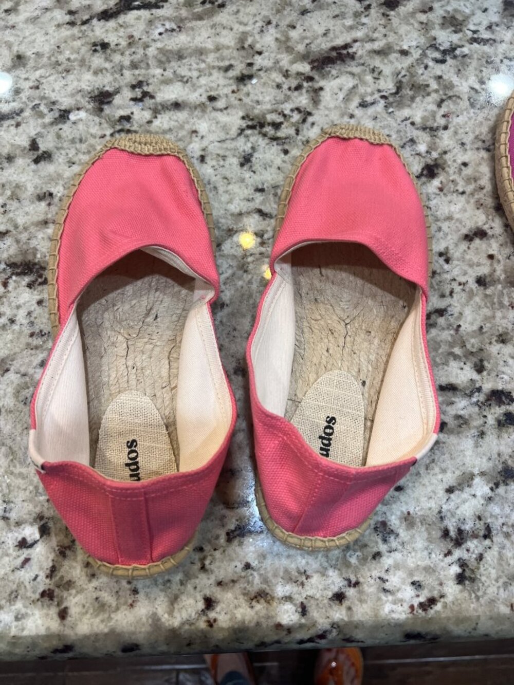 Soludos Dali Espadrilles Flamingo Pink Women's 37 6-6.5 Like New!
